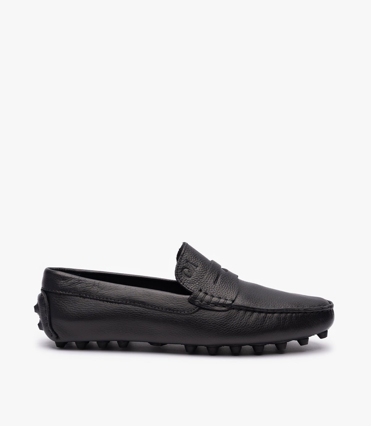 Mocassins Ricardo en Cuir Noir – CL202