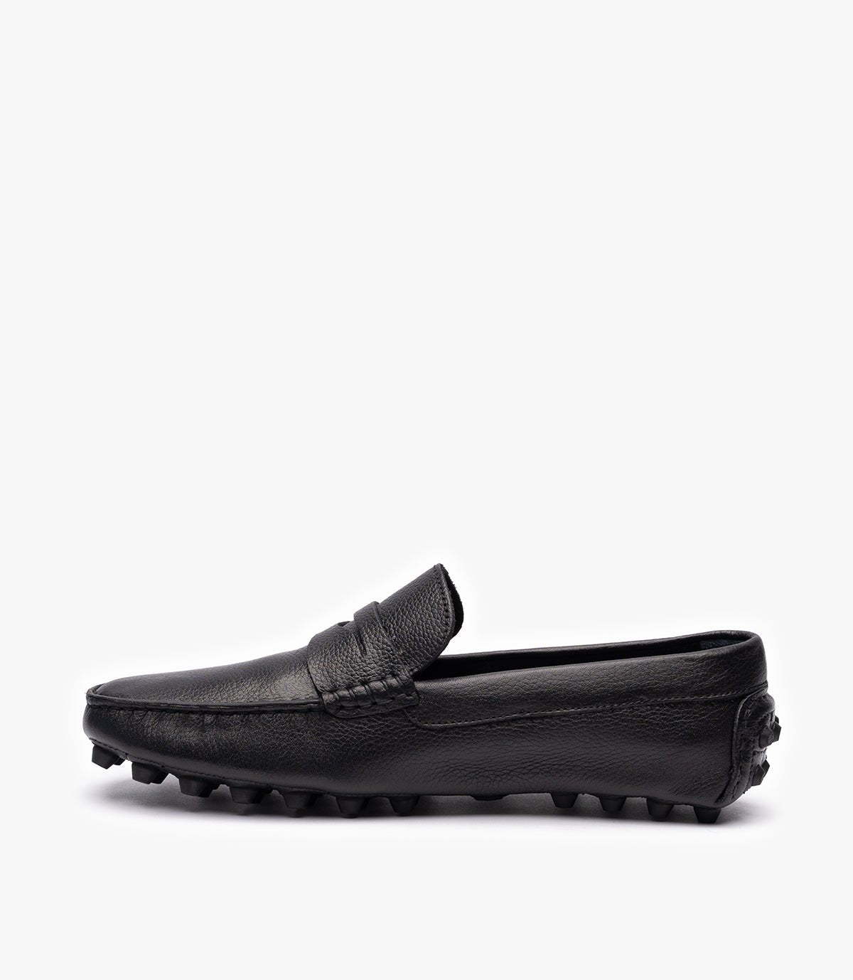 Mocassins Ricardo en Cuir Noir – CL202