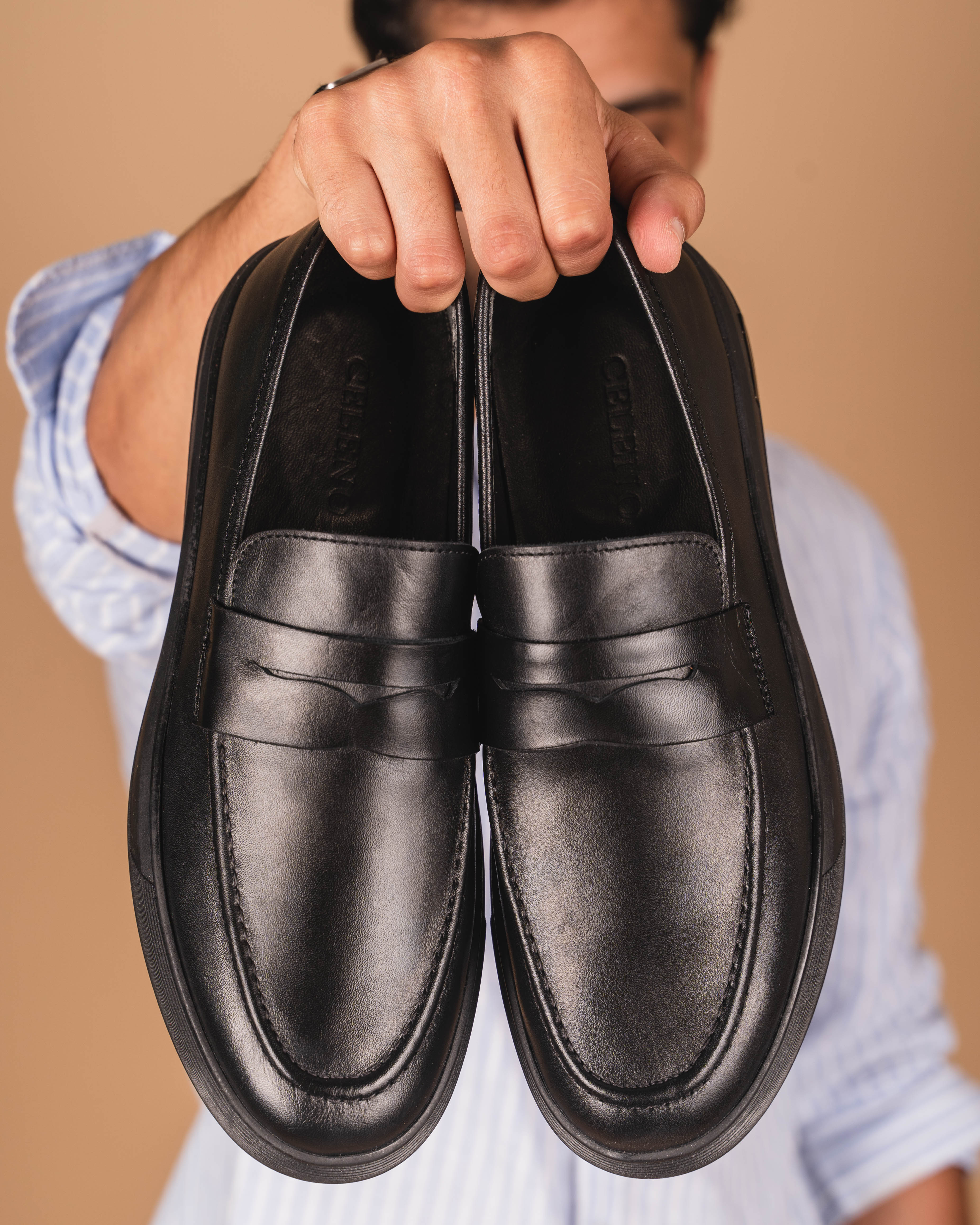 MOCASSIN ADDLER en Cuir, Noir – CN6044