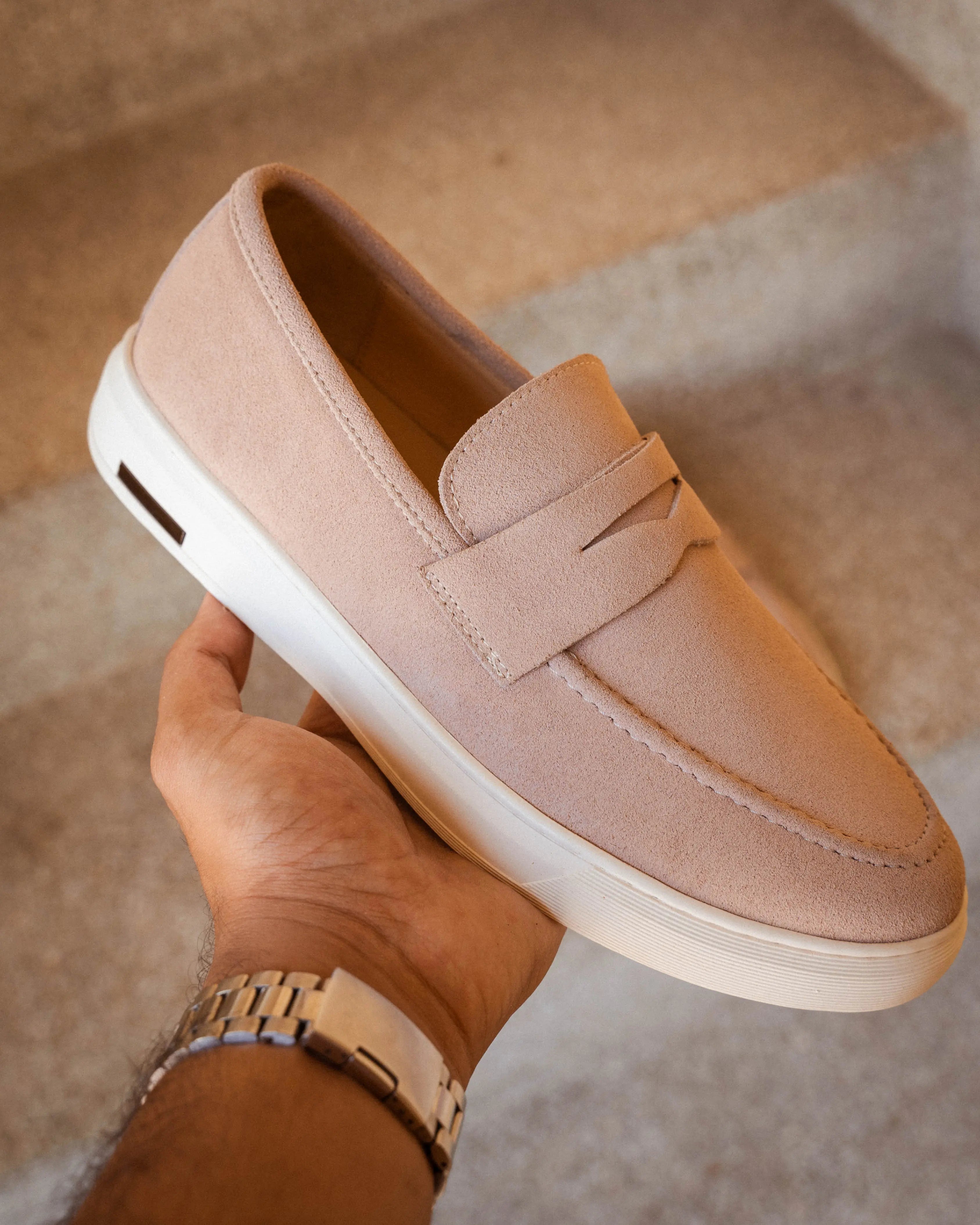 MOCASSIN ADDLER EN Daim, Rose – CL6044 Celeno