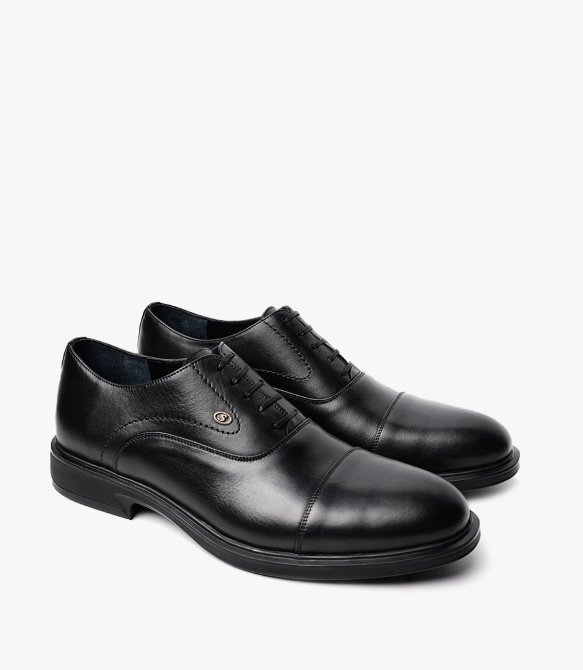 Oxford en Cuir, Noir -CL313