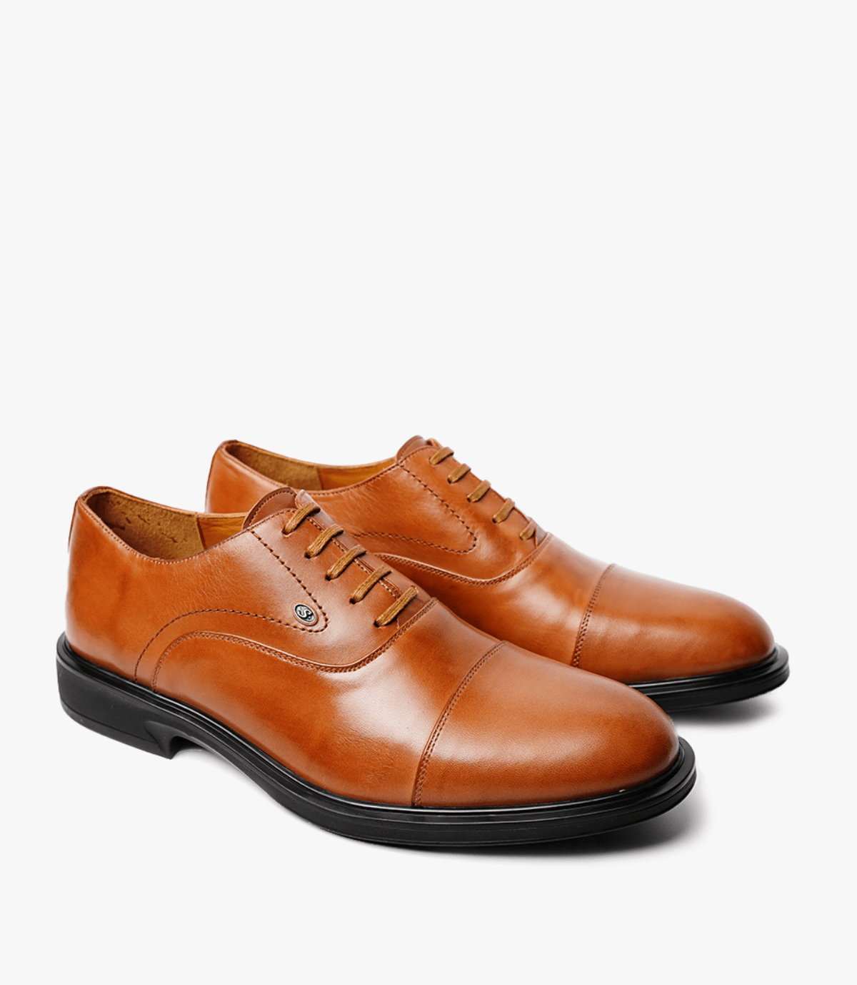 Oxford en Cuir, Tabac -CL313