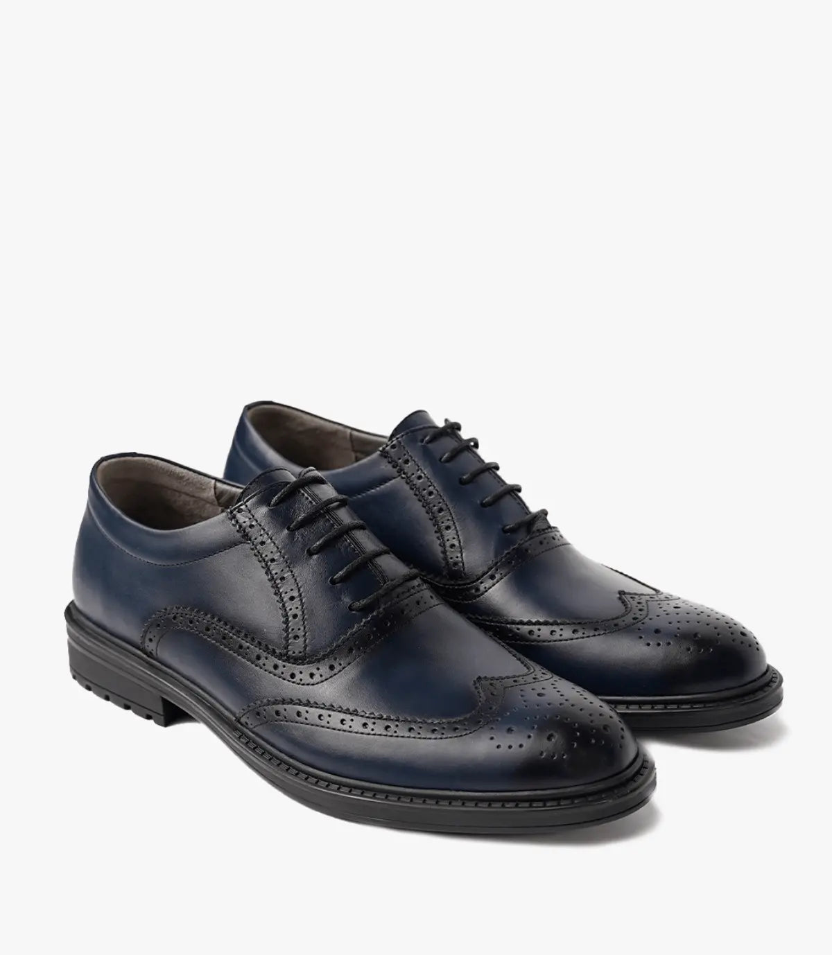 BROGUE en Cuir, BLEU NUIT-CL200 Celeno
