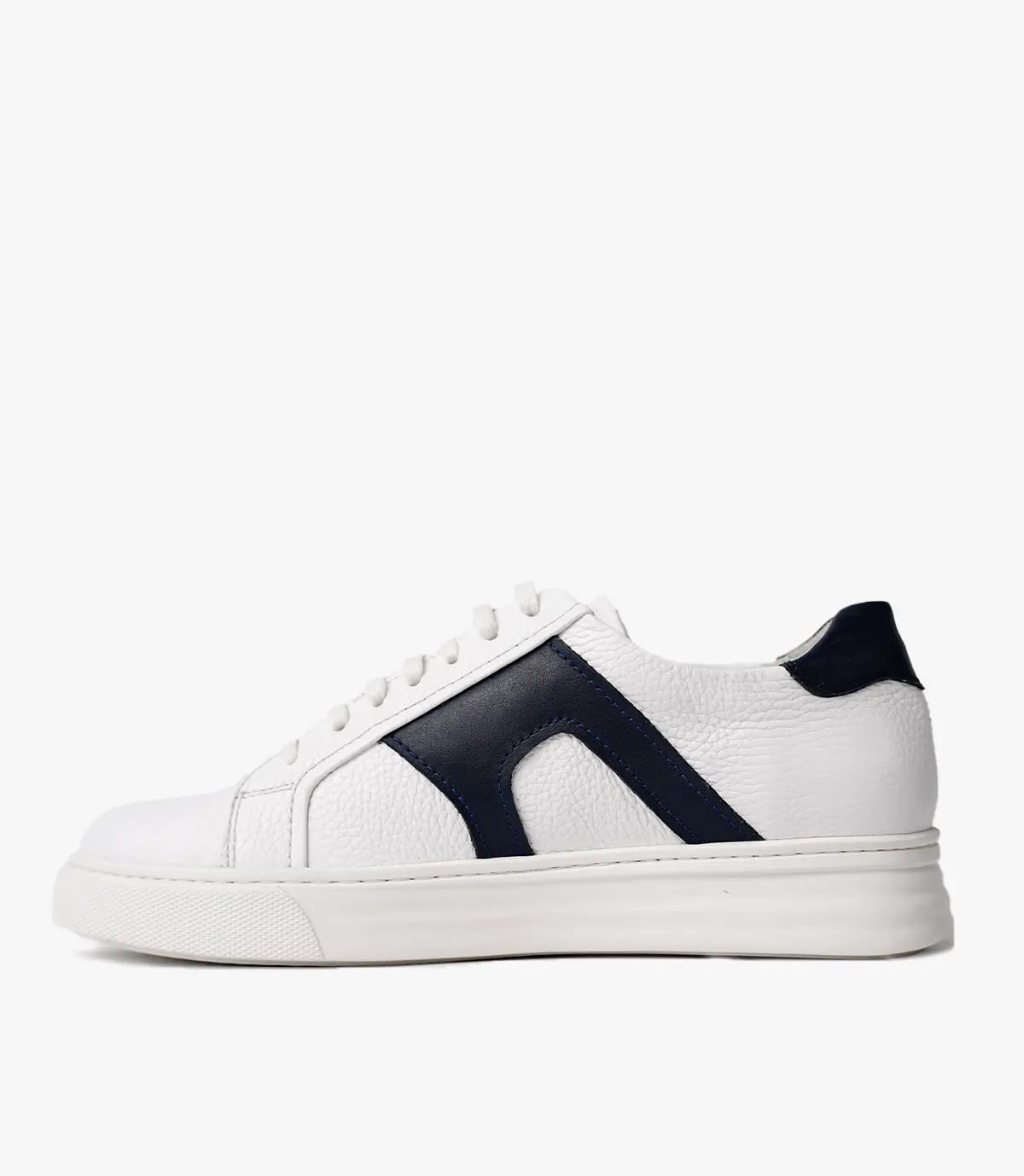 BASKET Switch En Cuir, Blanc et bleu– CL6094 Celeno