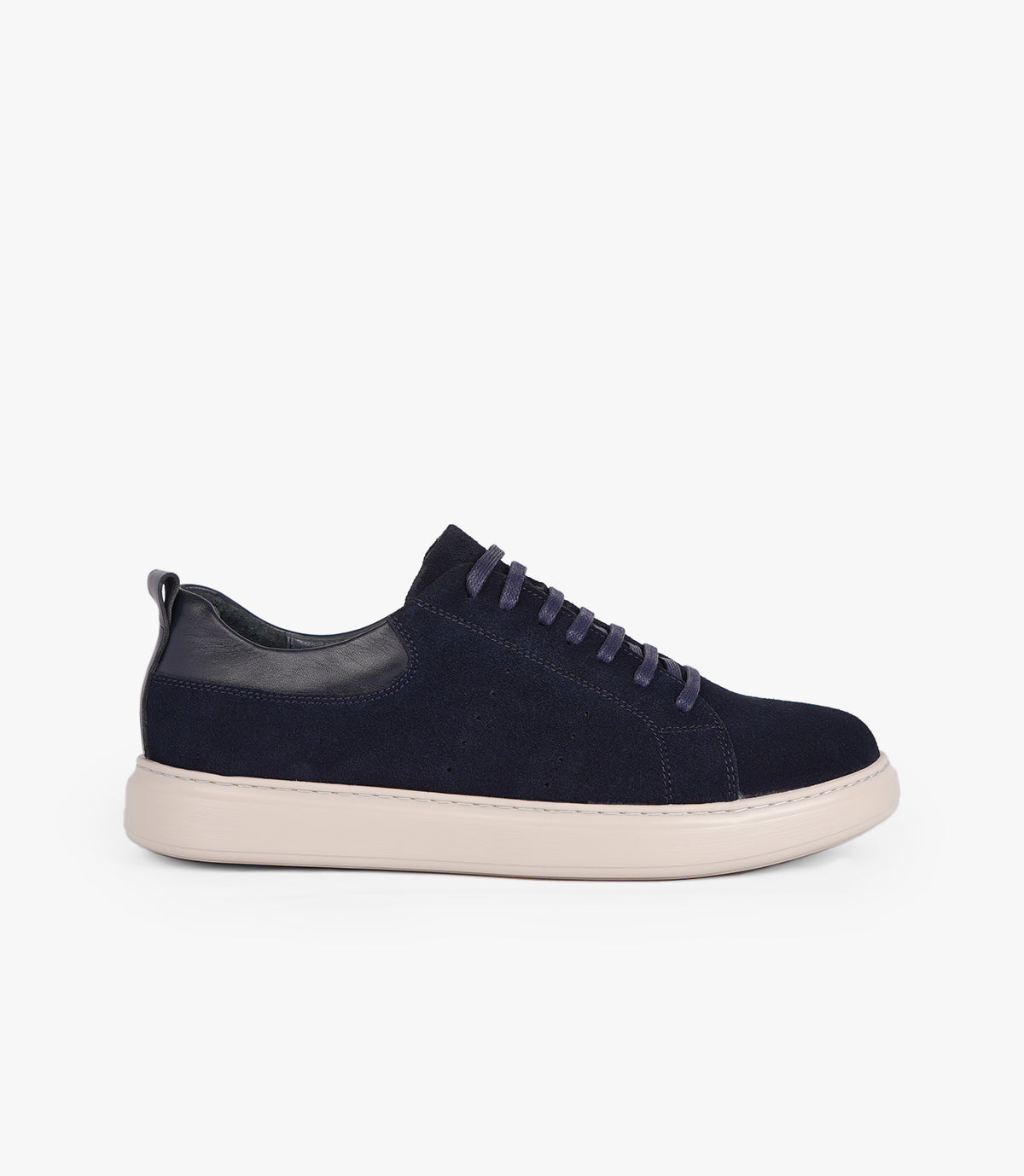 BASKET NOLAN EN DAIM BLEU NUIT - CL103