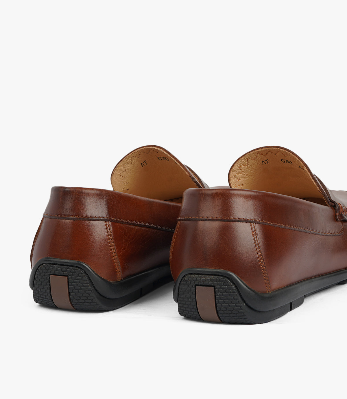 Mocassin ZAYAN en Cuir, Tabac – CL030