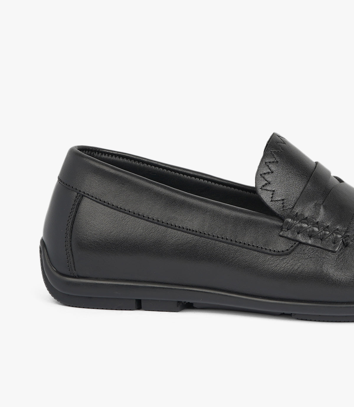 Mocassin ZAYAN en Cuir, Noir – CL030
