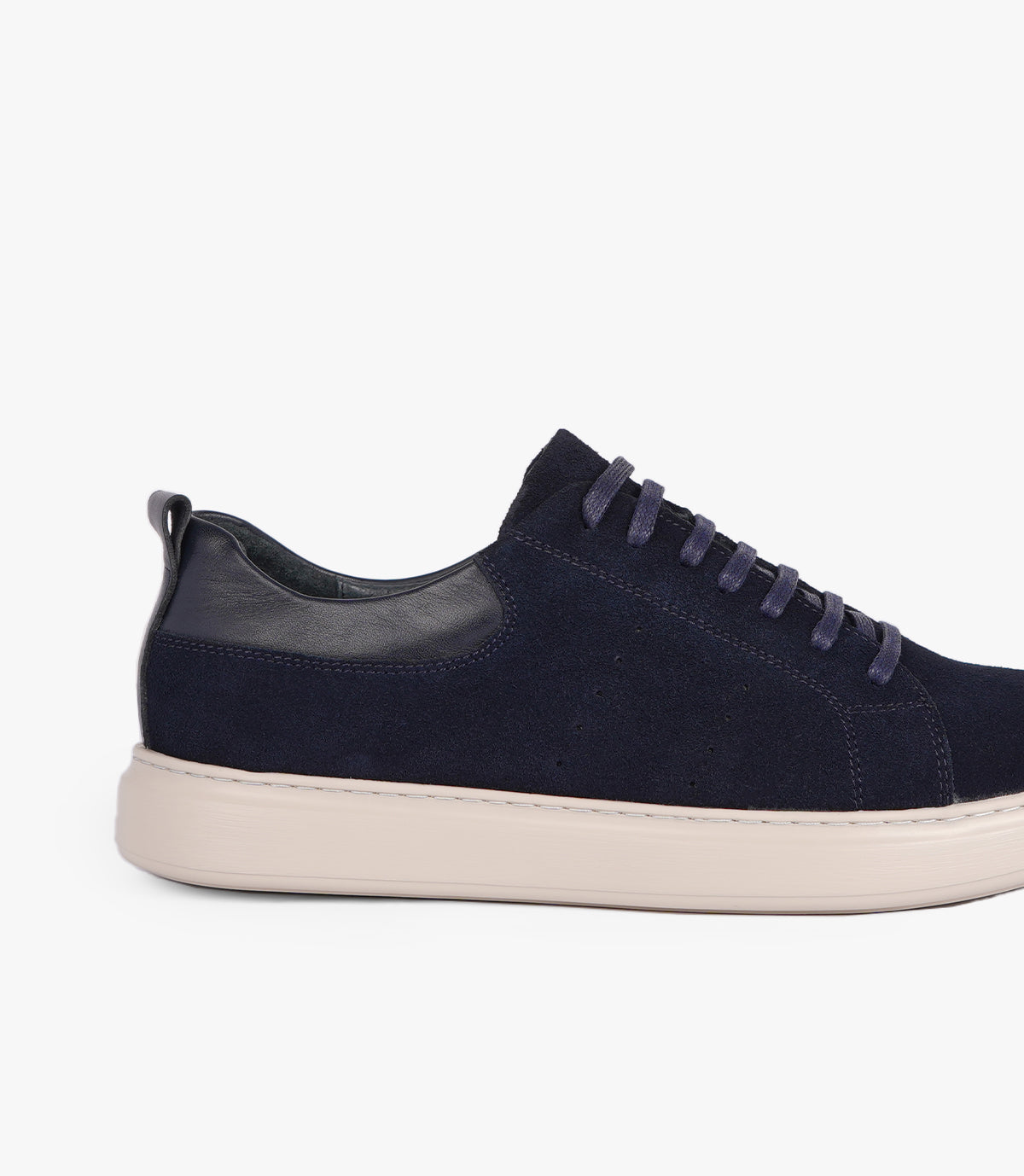 BASKET NOLAN EN DAIM BLEU NUIT - CL103