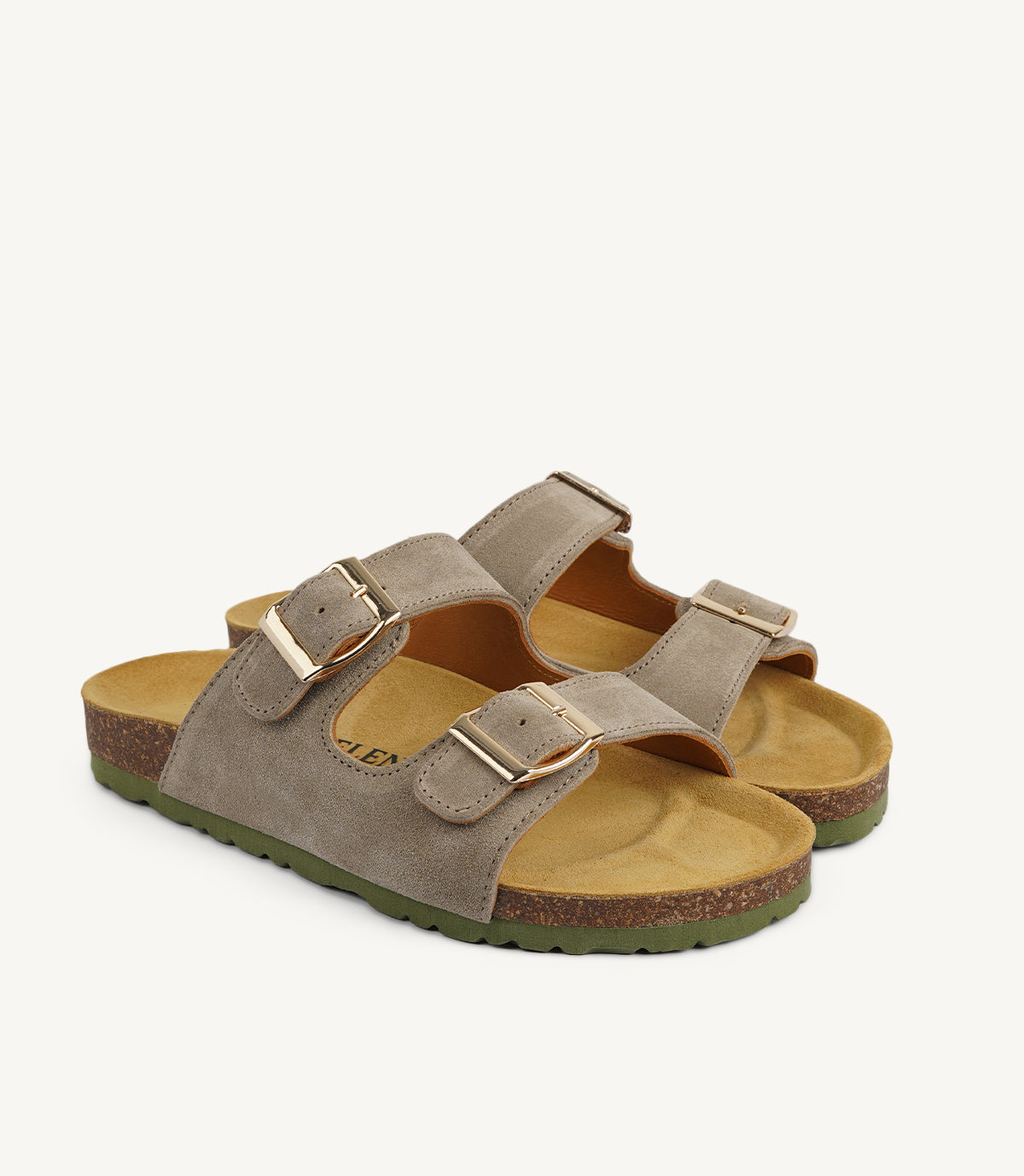 SF04 – Nora – Sandales en daim taupe