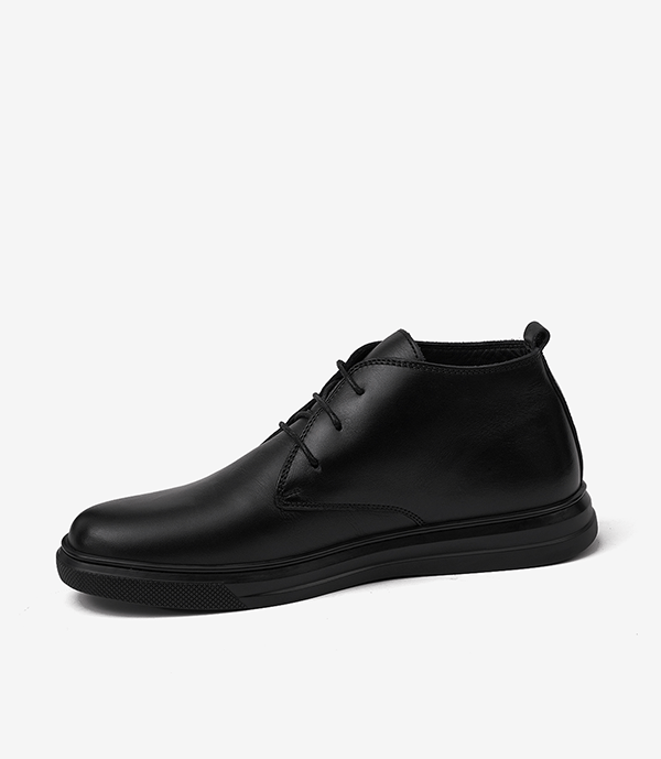 Bottine DOBBEY en Cuir, Noir -CL02 - Celeno