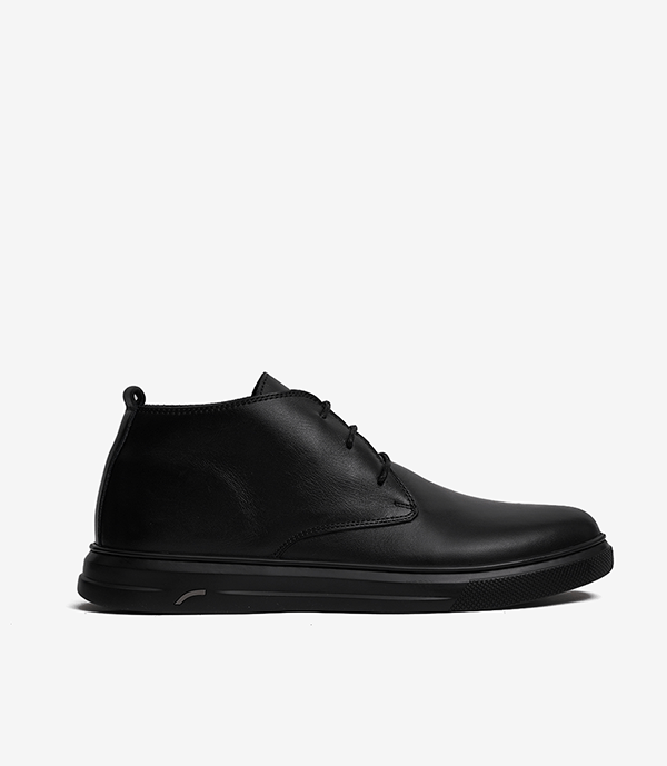 Bottine DOBBEY en Cuir, Noir -CL02 - Celeno