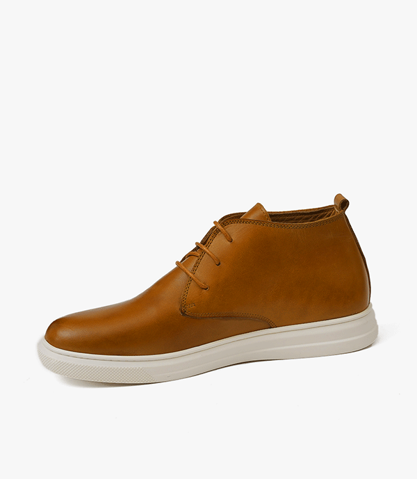 Bottine DOBBEY en Cuir, Tabac-CL02