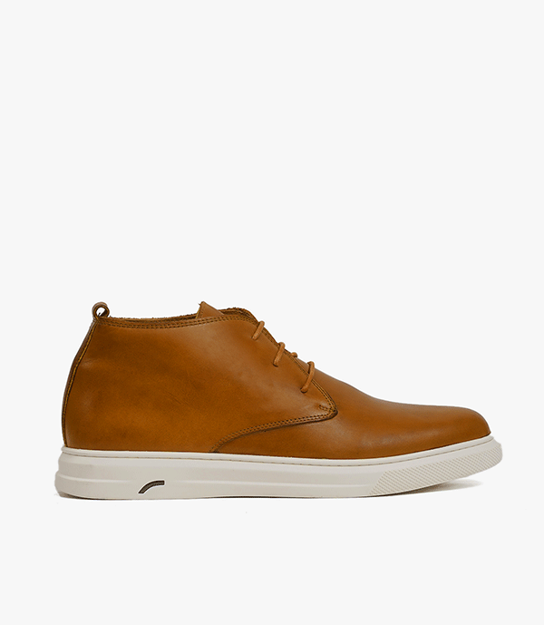 Bottine DOBBEY en Cuir, Tabac-CL02