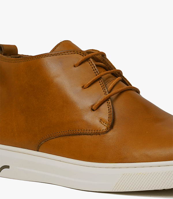 Bottine DOBBEY en Cuir, Tabac-CL02