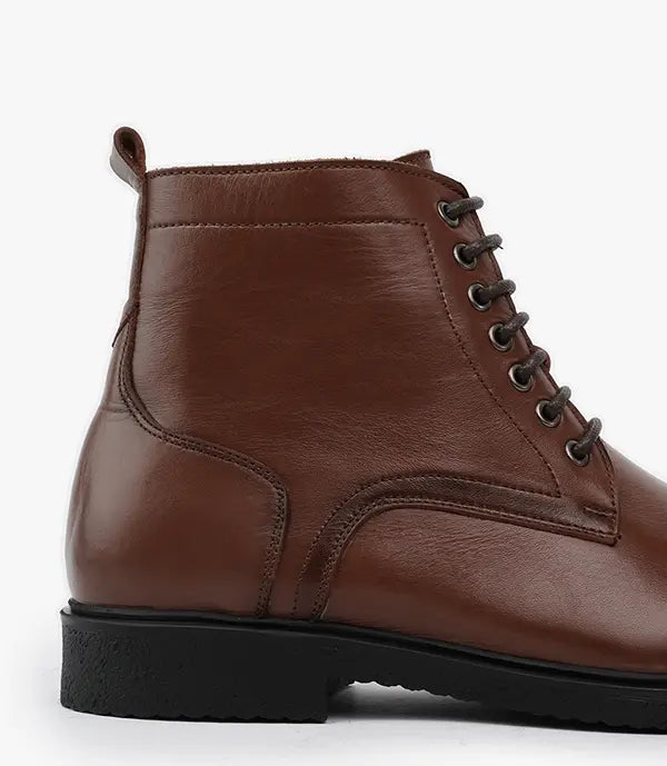 DRESS BOOT en Cuir, Tabac -CL663 My Store