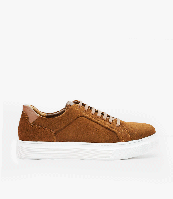 BASKET SUEDE en Daim, Tabac– CL6063