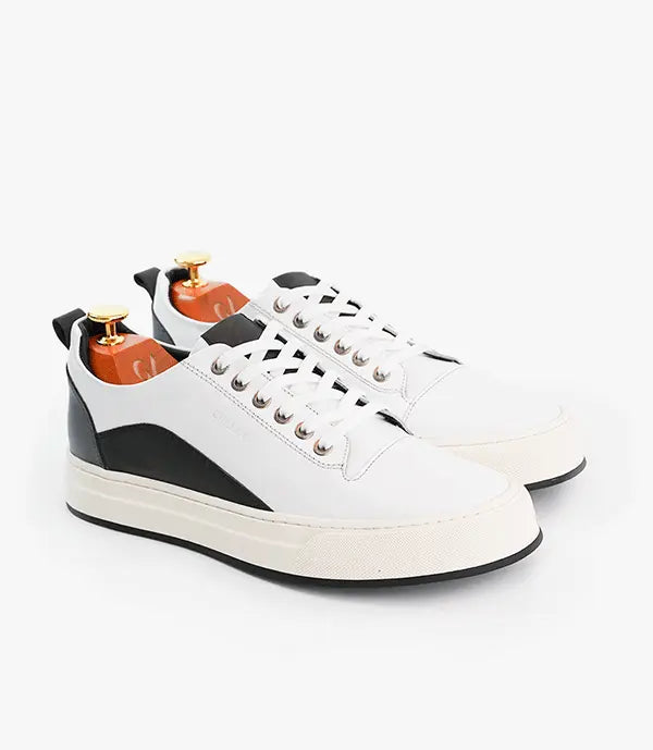 Celeno Maroc Basket Cuir Bolt Blanc pour homme 1