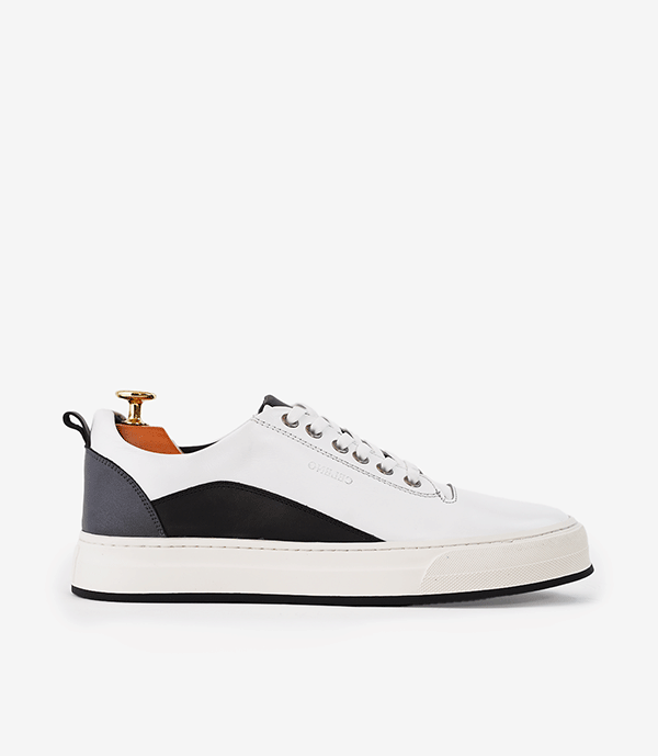 Celeno Maroc Basket Cuir Bolt Blanc pour homme 2