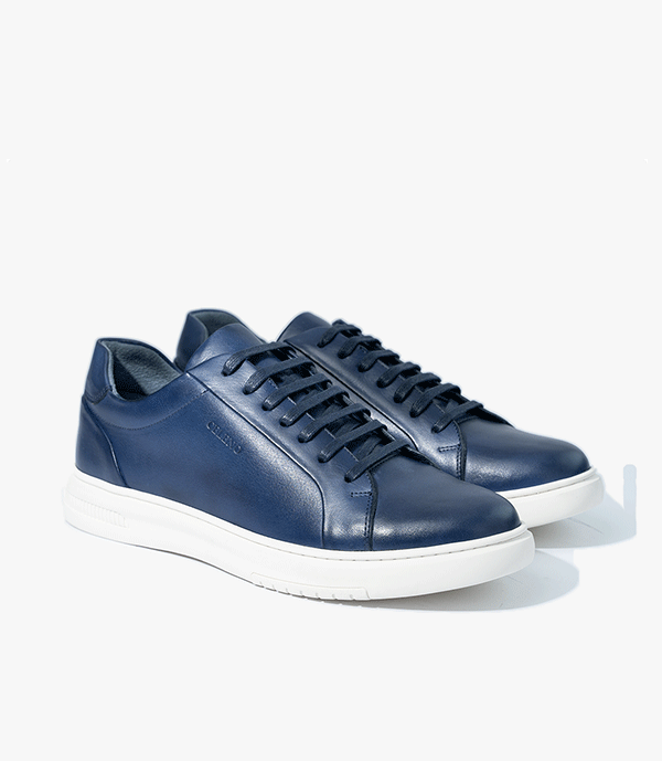 Chaussure basket bleu hot sale