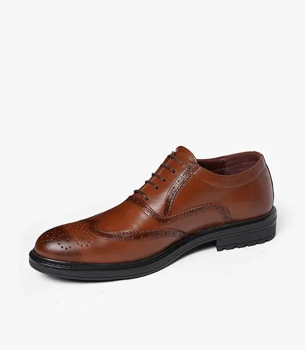 BROGUE en Cuir Tabac, Dégradé -CL200 Celeno