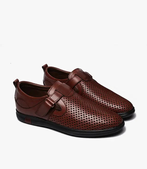 SANDALE YORK En Cuir Marron – CL3059 Celeno