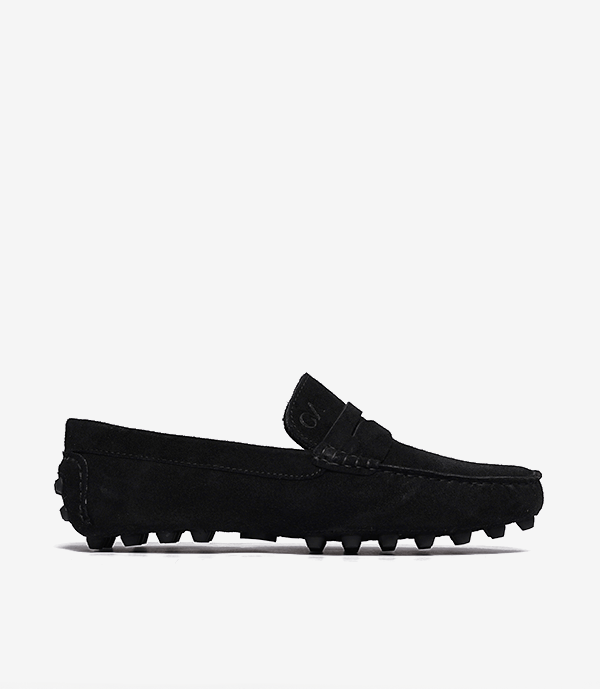 MOCASSIN RECARDO En Daim, Noir – CL202