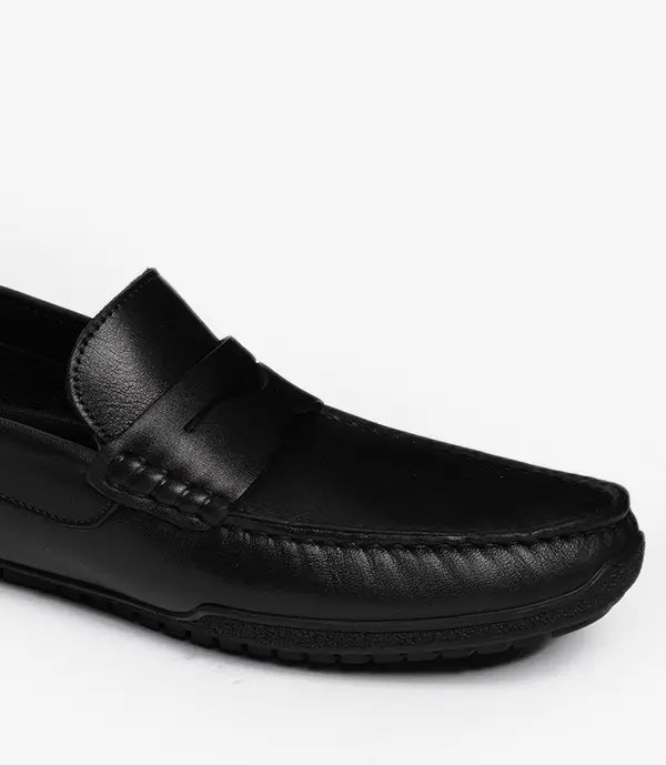 MOCASSIN Alessio en Cuir, Noir – CL012 Celeno