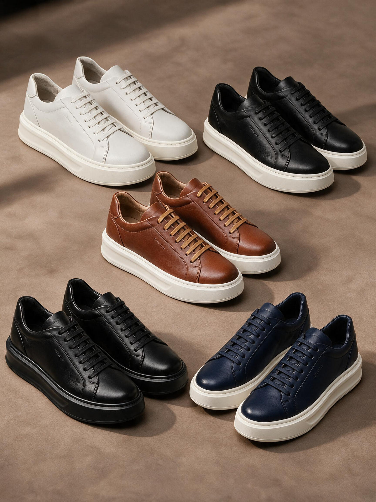 BASKET ROYALE en Cuir, Noir– CN6065
