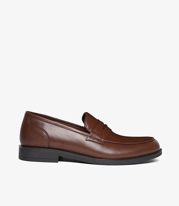 MOCASSIN Taylor en Cuir, Marron – CL477