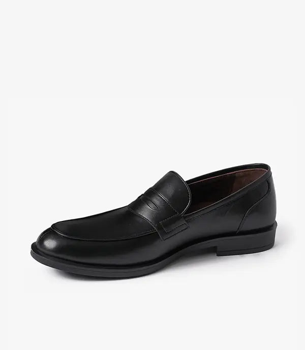 MOCASSIN Taylor en Cuir, Noir – CL477 Celeno