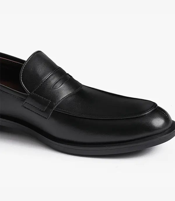MOCASSIN Taylor en Cuir, Noir – CL477 Celeno