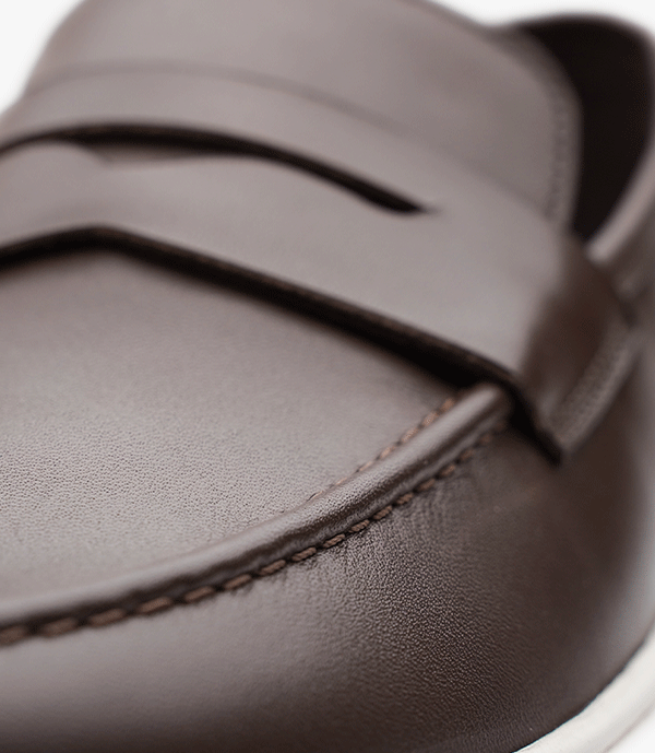 MOCASSIN ADDLER en Cuir, Marron – CL6044