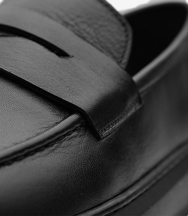 MOCASSIN ADDLER en Cuir, Noir – CN6044