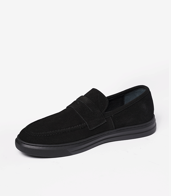 MOCASSIN ADDLER en Daim, Noir – CN6044