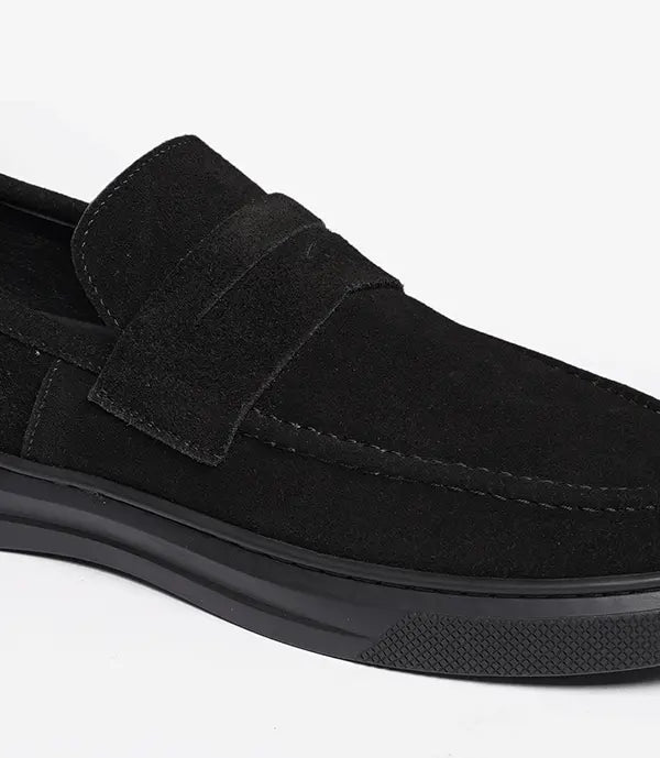 MOCASSIN ADDLER en Daim, Noir – CN6044 Celeno