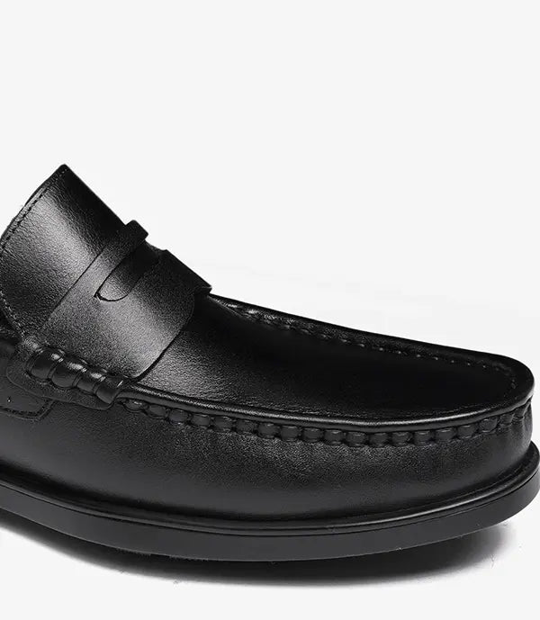 MOCASSIN ALTON en Cuir, Noir – CL46 Celeno