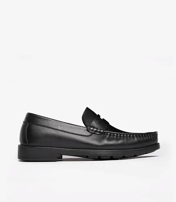 MOCASSIN ALTON en Cuir, Noir – CL46 Celeno