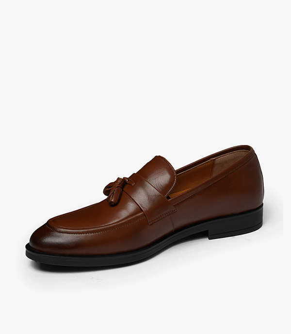 MOCASSIN HACKNEY en Cuir, Marron dégradé – CL665