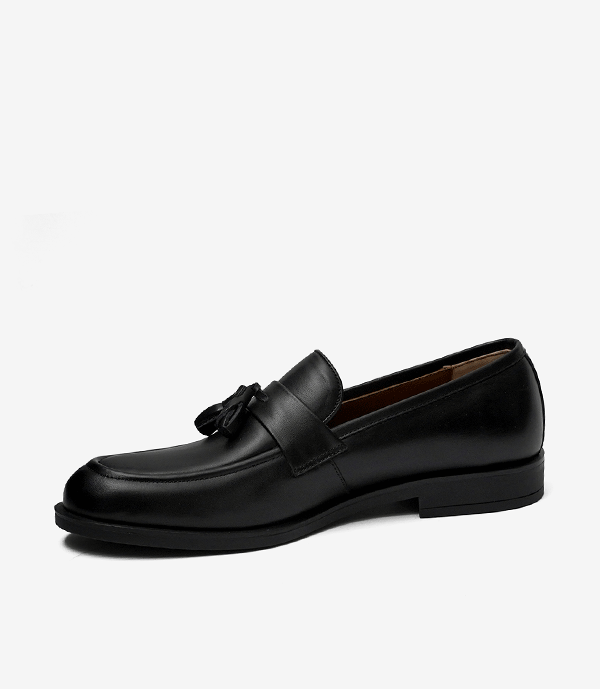 MOCASSIN HACKNEY en Cuir, Noir – CL665
