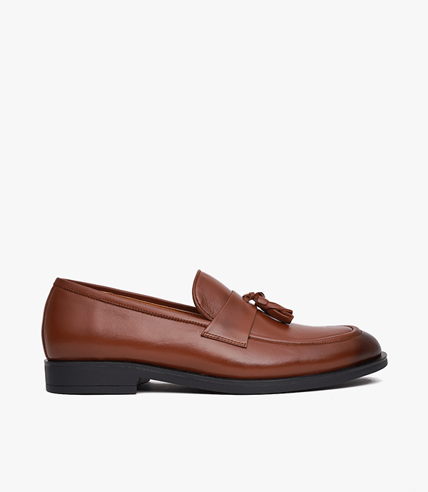 MOCASSIN HACKNEY en Cuir, Tabac dégradé – CL665