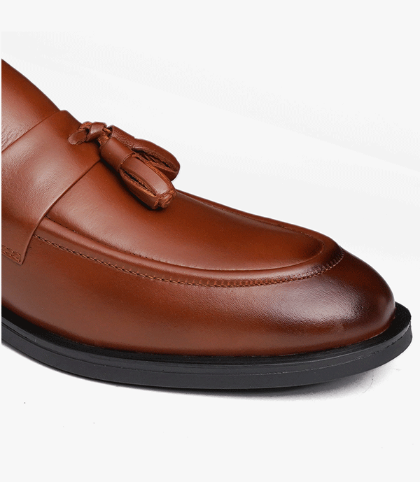 MOCASSIN HACKNEY en Cuir, Tabac dégradé – CL665