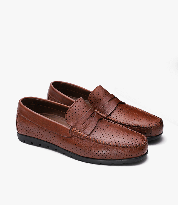 MOCASSIN ILMAR En Cuir Marron – CL066