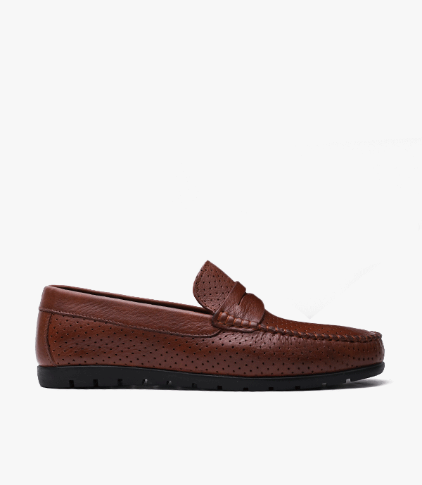 MOCASSIN ILMAR En Cuir Marron – CL066