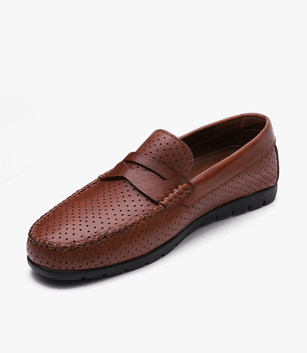 MOCASSIN ILMAR En Cuir Marron – CL066
