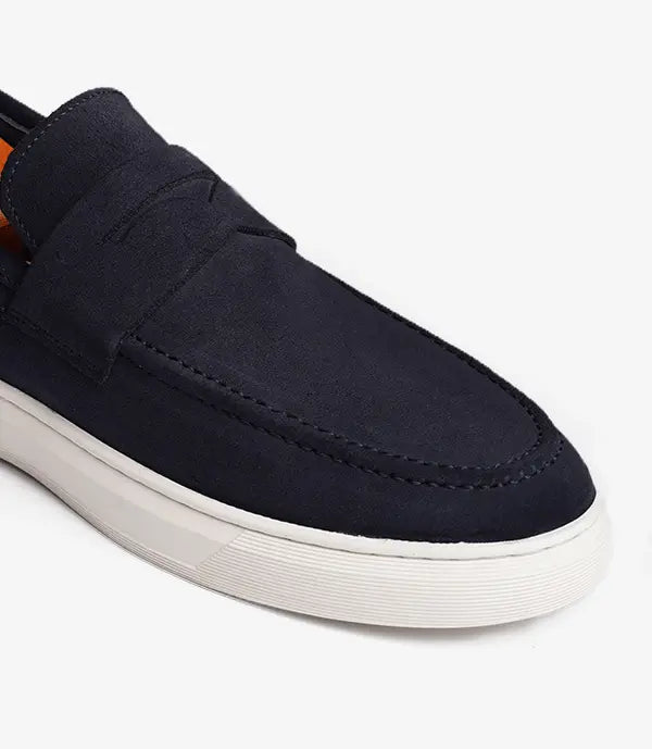 MOCASSIN ADDLER EN Daim Bleu Nuit – CL6044 Celeno