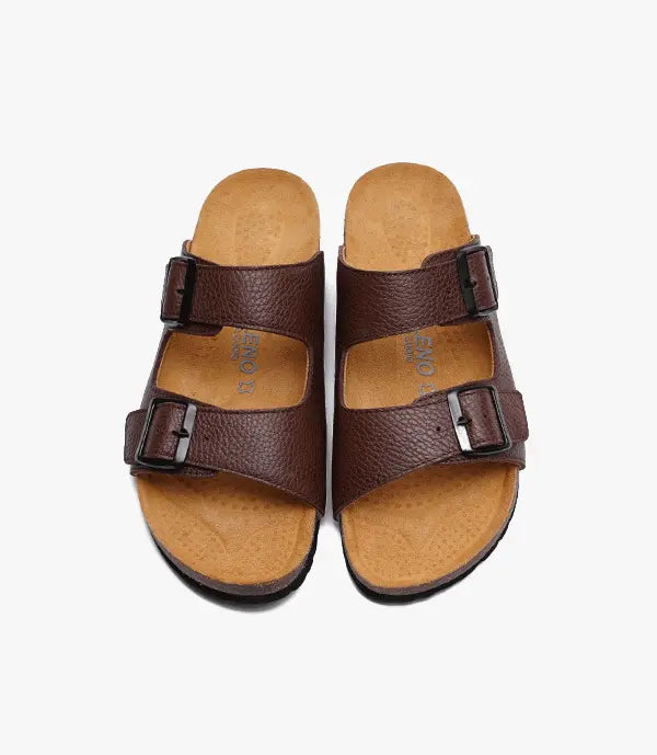 SANDALES Vagabond en Cuir, Marron – SL01 Celeno