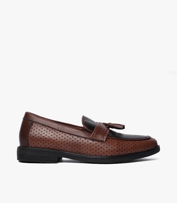 MOCASSIN Palmer En Cuir, Marron – CL2184