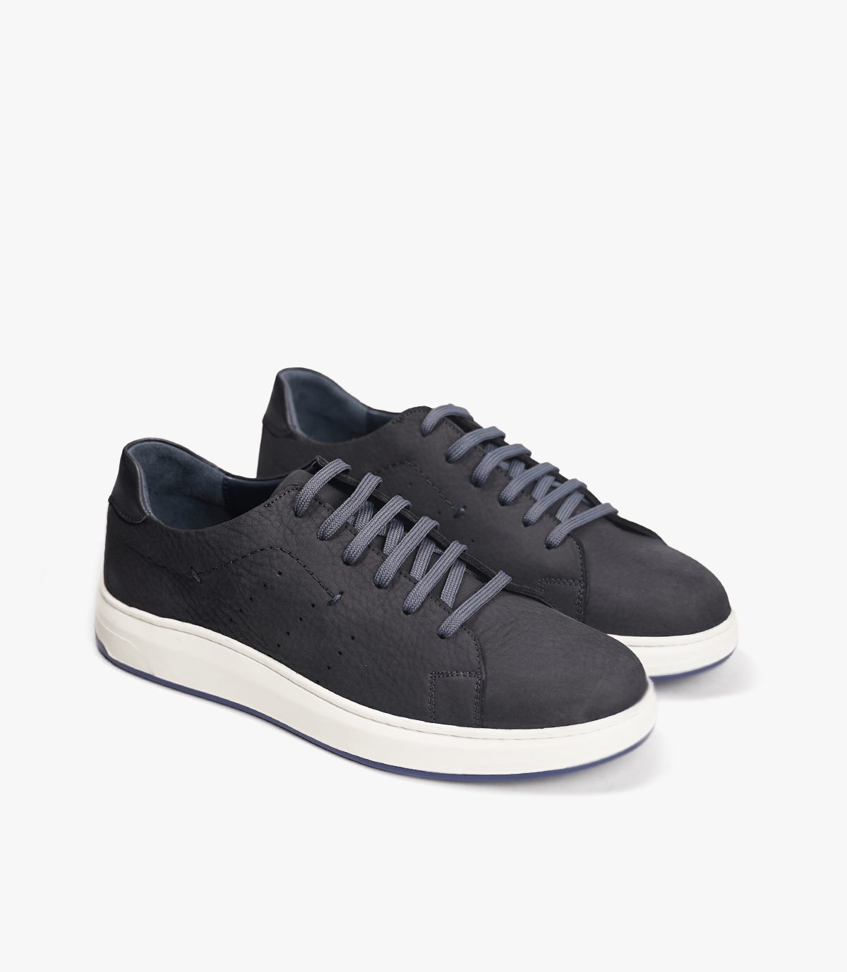 BASKET Suprême en Daim, Bleu-CL6082