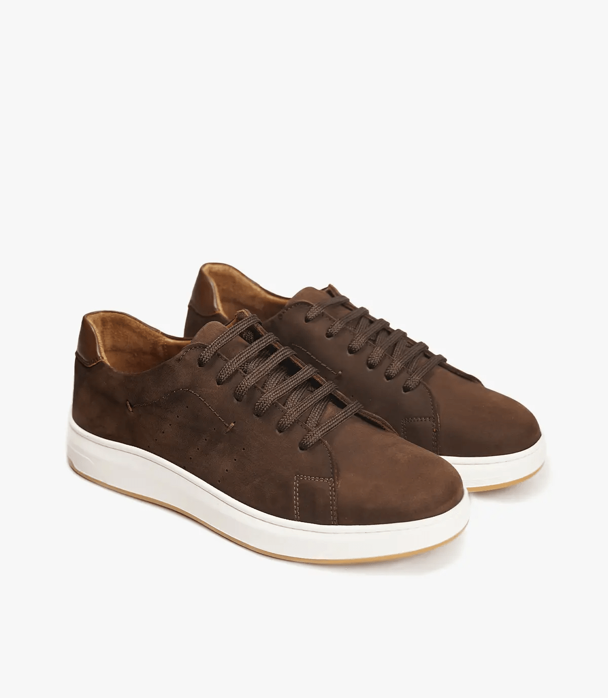 BASKET Suprême en Daim, Marron- CL6082 Celeno