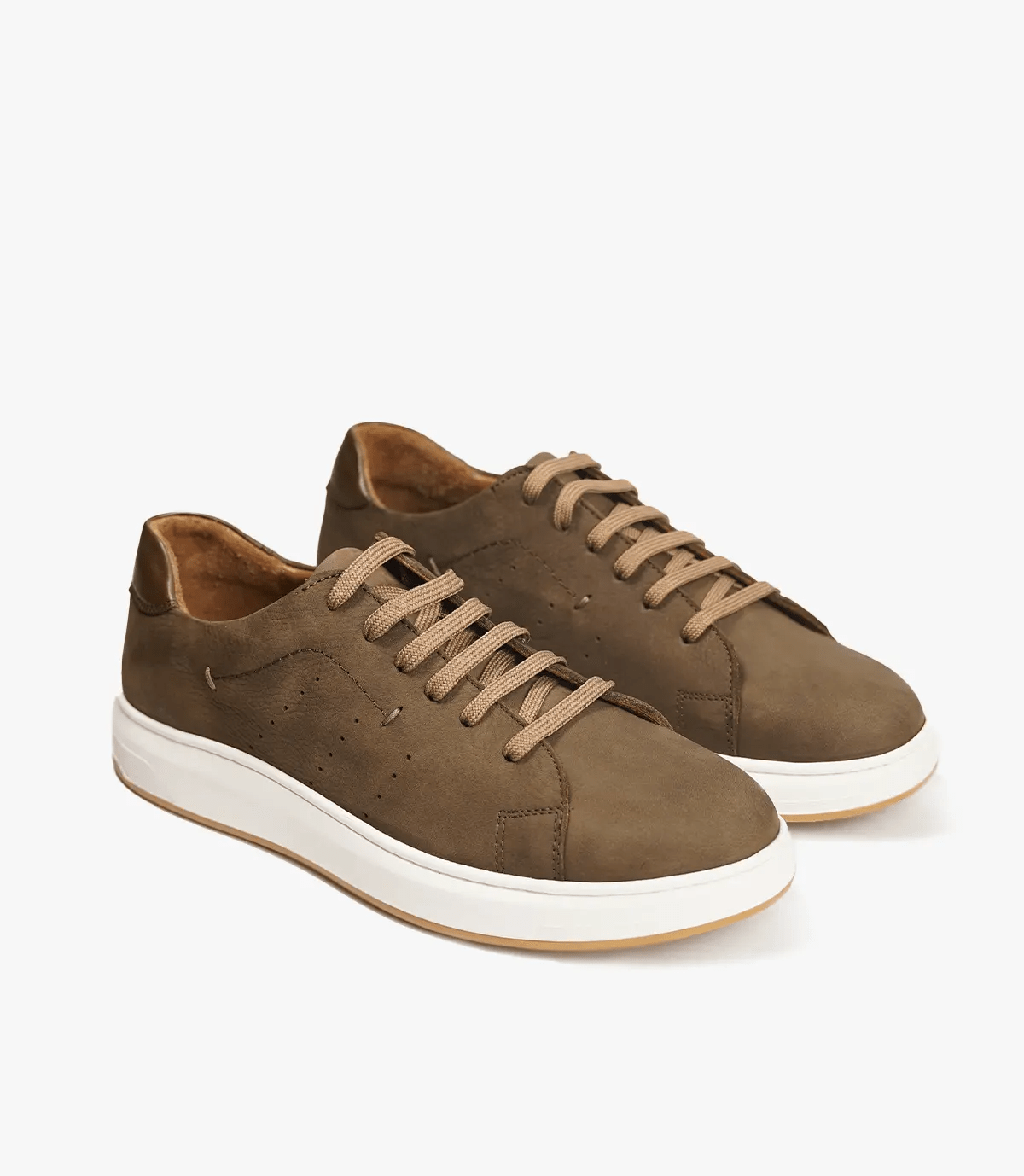 BASKET Suprême en Daim, vert olive - CL6082 Celeno